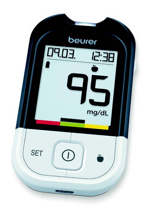 BEURER GLUCOMETRO GL48 METER MG/DL CON CAVO USB E SOFTWARE PER PC - Dolomiti e Natura