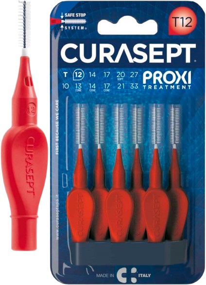 CURASEPT PROXI T12 ROSSO/RED 6 PEZZI - Dolomiti e Natura