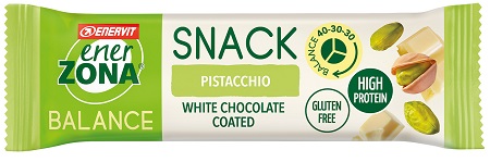 ENERZONA SNACK PISTACCHIO CIOCCOLATO BIANCO 27 G - Dolomiti e Natura