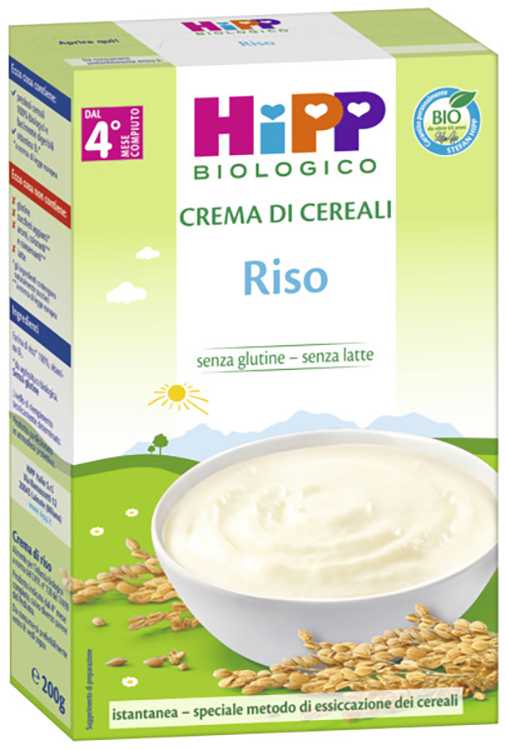 HIPP BIO CREMA CEREALI RISO 200 G - Dolomiti e Natura