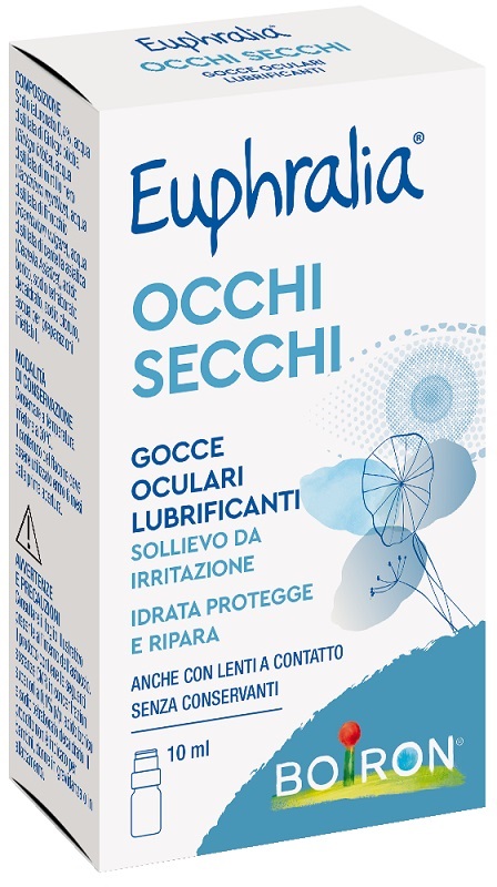 GOCCE OCUALRI LUBRIFICANTI EUPHRALIA OCCHI SECCHI 10 ML - Dolomiti e Natura