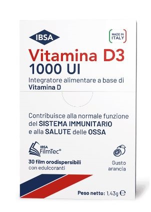 VITAMINA D3 IBSA 1000UI 30 FILM ORODISPERSIBILI - Dolomiti e Natura