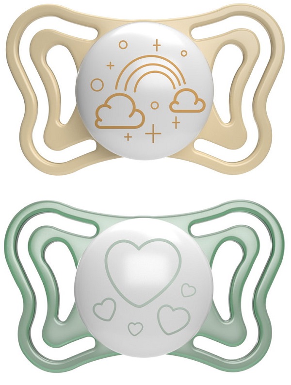 CHICCO SUCCHIETTO LIGHT LUMI SILICONE 2-6M 2 PEZZI - Dolomiti e Natura