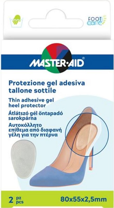 PROTEZIONE ADESIVA MASTER-AID FOOTCARE SOTTILE TALLONE 2 PEZZI F5 - Dolomiti e Natura
