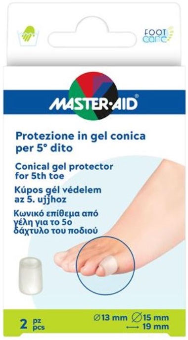 PROTEZIONE CONICA MASTER-AID FOOTCARE 5 DITO 2 PEZZI C3 - Dolomiti e Natura