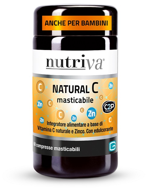 NUTRIVA NATURAL C 60 COMPRESSE MASTICABILI - Dolomiti e Natura