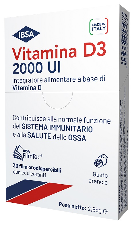 VITAMINA D3 IBSA 2000 UI 30 FILM ORODISPERSIBILI - Dolomiti e Natura