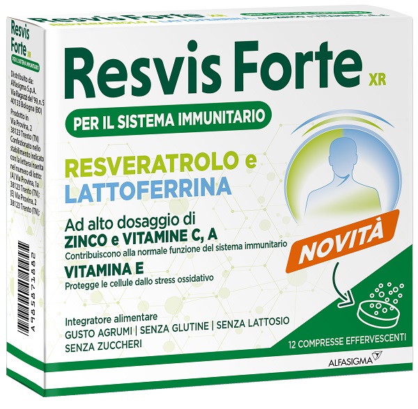 RESVIS FORTE XR 12 COMPRESSE EFFERVESCENTI - Dolomiti e Natura