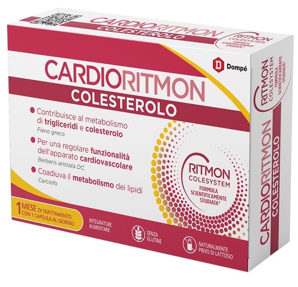 CARDIORITMON COLESTEROLO 30 CAPSULE - Dolomiti e Natura