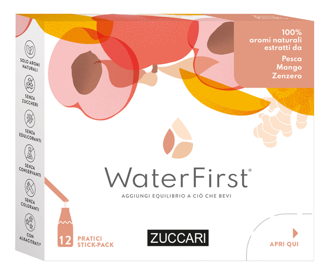 WATER FIRST PESCA-MANGO-ZENZERO 12 STICK PACK - Dolomiti e Natura