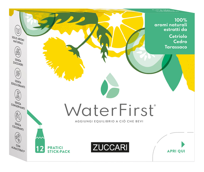 WATER FIRST CETRIOLO-CEDRO-TARASSACO 12 STICK PACK - Dolomiti e Natura