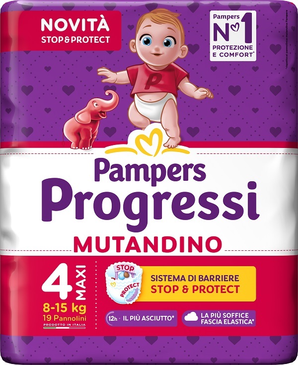 PAMPERS PROGRESSI MUTANDINA MAXI 19 PEZZI - Dolomiti e Natura