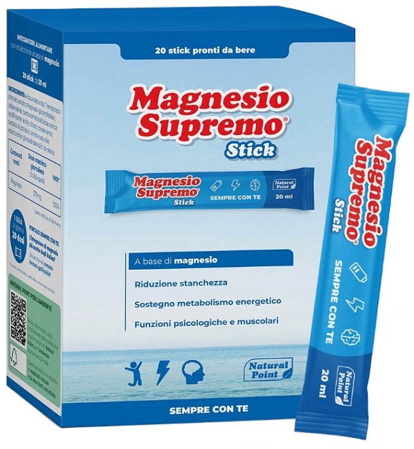 MAGNESIO SUPREMO 20 STICK DA 20 ML - Dolomiti e Natura