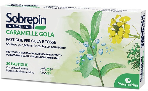 SOBREPIN NATURA CARAMELLA GOLA 20 PASTIGLIE - Dolomiti e Natura