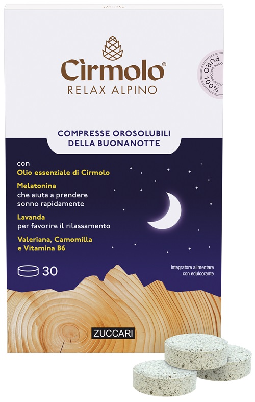 CIRMOLO BUONANOTTE 30 COMPRESSE - Dolomiti e Natura