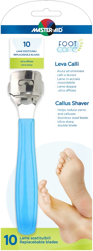 MASTER-AID FOOTCARE LEVACALLI + 10 LAME RICAMBIO - Dolomiti e Natura