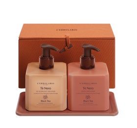 TE' NERO BEAUTY BOX GIARDINO DEL TE' 1 GEL DETERGENTE VISO & MANI 270 ML + 1 CREMA CORPO & MANI 250 ML - Dolomiti e Natura