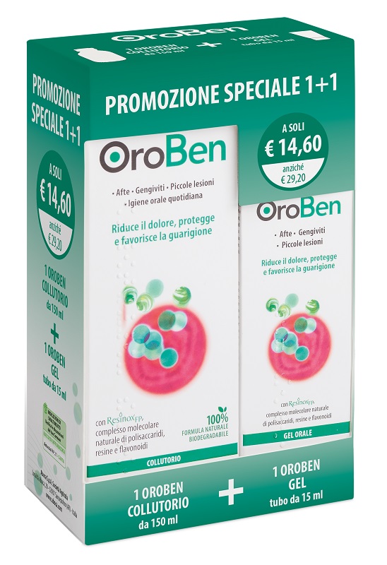 OROBEN COLLUTORIO + GEL CONFEZIONE SPECIALE 1+1 - Dolomiti e Natura