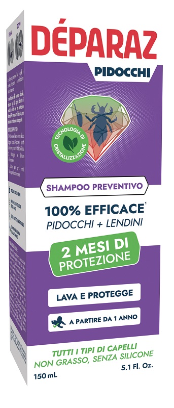 DEPARAZ SHAMPOO PREVENTIVO ANTI PIDOCCHIO 150 ML - Dolomiti e Natura