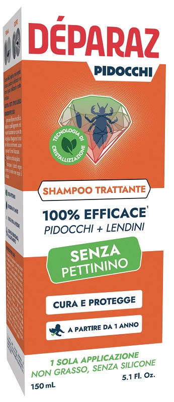 DEPARAZ SHAMPOO TRATTANTE ANTI PIDOCCHIO 150 ML - Dolomiti e Natura